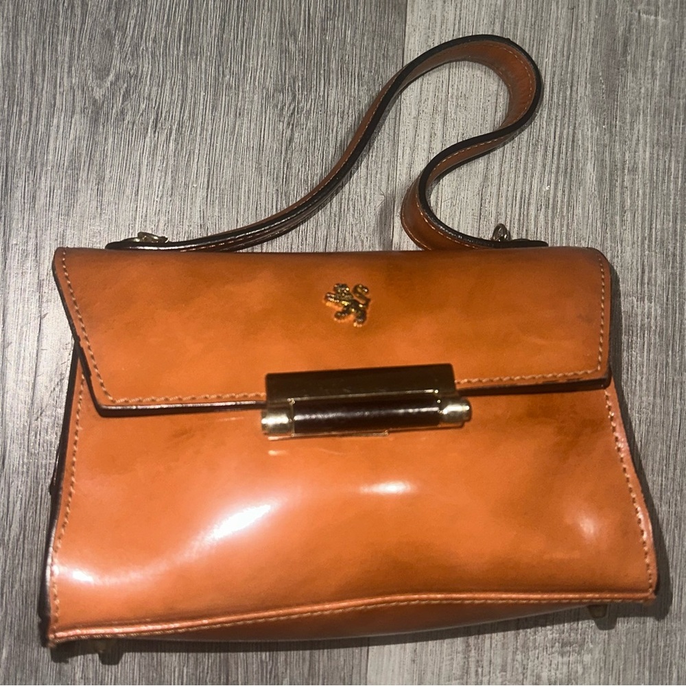 Partesi Tan Leather Handbag